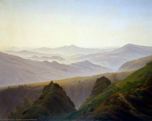 Morning In The Mountains — Caspar David Friedrich, Romanticism