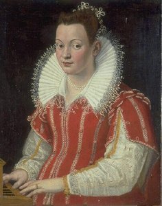 Portrait De Bianca Capello Jouant Du Clavicorde — Lavinia Fontana
