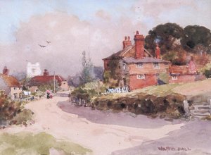 Sunny Afternoon, An Essex Village — Wilfred Williams Ball