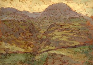 Patterned Hills — Sidney Herbert Sime