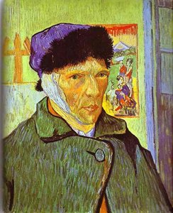 Self-portrait With Bandaged Ear — Vincent Willem Van Gogh, Post-impressionism