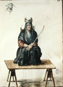 Punishment Of A Sorceress (pen ^ Ink And — Jan Van Grevenbroeck