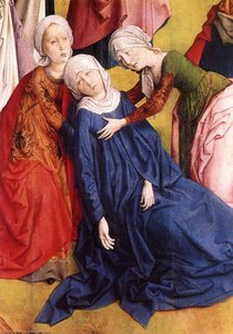 Calvary Triptych (detail) (12) — Hugo Van Der Goes, Northern Renaissance