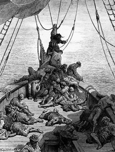 Los Marineros Alborotados Y Torturados Por La Sed — Paul Gustave Doré