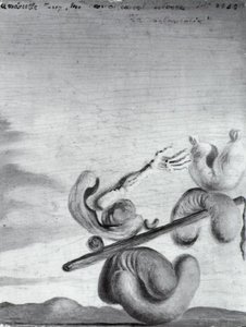 Melancholy - To Marcel Remy In Friendship, Salvador Dalh, 1934 — Salvador Dalí, Surrealist Painting