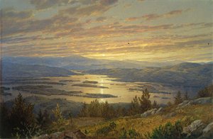 Lake Squam From Red Hill — William Trost Richards
