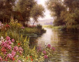Fleur Au Bord De La Riviere — Louis Aston Knight