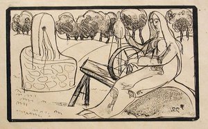 La Fileuse (the Spinner) 1 — Émile Bernard