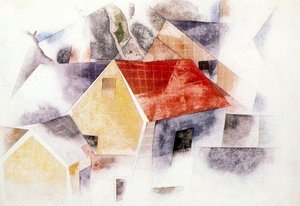 Red-roofed Houses — Charles Demuth