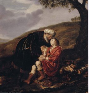 Abraham And Isaac Before The Sacrifice — Jan Victors (jan Fictor)