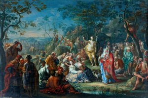 Saint John The Baptist Preaching In The Wilderness