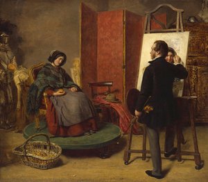 The Sleeping Model — William Powell Frith, Victorian Realism