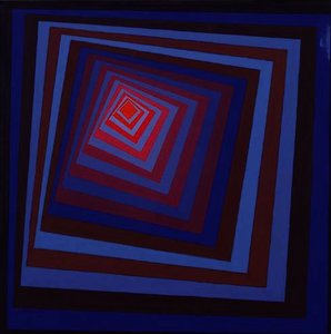 Vonal-bip-2 — Victor Vasarely