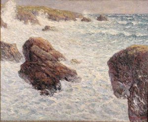 La Tempête À Quiberon (morbihan) (titre Attribué) — Maxime Emile Louis Maufra