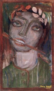 Self-portrait — Margit Anna