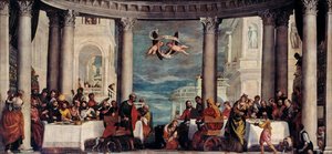 Das Fest Im Haus Des Simon Dem Pharisäer — Paolo Veronese