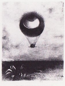 The Eye Like A Strange Balloon Goes To Infinity — Odilon Redon