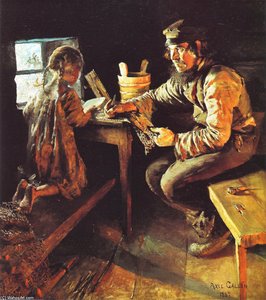 The First Lesson — Akseli Gallen-kallela