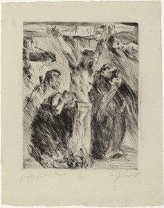 Crucifixion (after The Altarpiece At Tölz) For The Portfolio Compositions (kompositionen) — Lovis Corinth