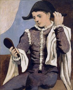Arlequin Im Spiegel — Pablo Picasso