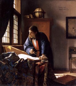 The Geographer — Johannes Vermeer, Baroque
