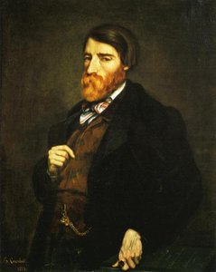 Porträt Von Alfred Bruyas (auch Bekannt Als Gemäldesolución) — Gustave Courbet