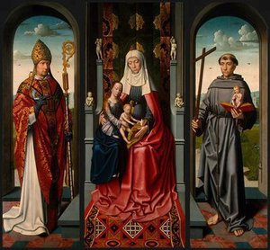 Retrablo De Santa Ana. Tríptico — Gerard David