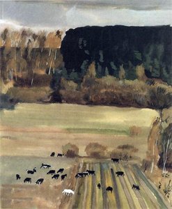 Landscape With A Herd — Aleksandr Deyneka