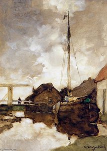 View On Canal — Johan Hendrik Weissenbruch