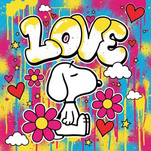 Neon Affection: A Vibrant Symphony Of Street Art Chaos And Eternal Joy — Laurent Charpentier, Pop Art