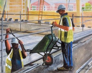 Pouring Cement — Colin David Tidbury