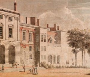 The Garden Front Of Old Somerset House, London — Paul Sandby