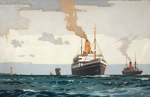 Ship Scene — Norman Wilkinson