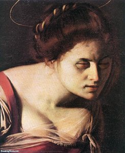Madonna Palafrenieri (detalle) — Caravaggio, Baroque