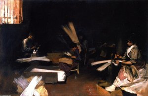 Venetian Glass Workers — John Singer Sargent, Realist Movement