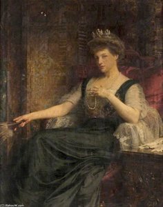 Charlotte Mary Emily Nugent-dunbar, Wife Of 3rd Baron Inverclyde — Frank Dicksee