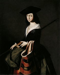 St Marina — Francisco De Zurbarán, Baroque