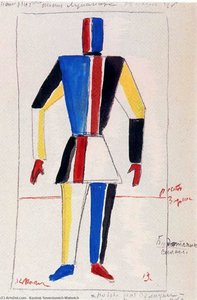 The Athlete Of The Future — Kazimir Malevich, Suprematism