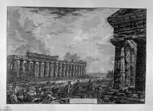 View Of Eighteen Side Columns — Giovanni Battista Piranesi, Neoclassicism