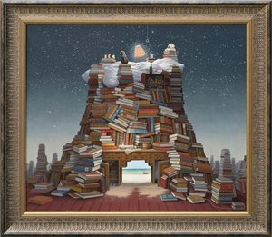 Night Reading — Jacek Yerka