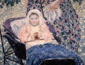 Baby In Pram — Frederick Carl Frieseke