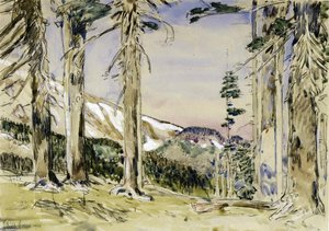 End Of Timberline, Mt. Hood — Frederick Childe Hassam