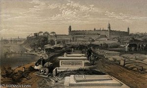 Hospital And Cemetry At Scutari — William Simpson