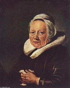 Portrait Of An Old Woman — Gerrit Dou, Baroque