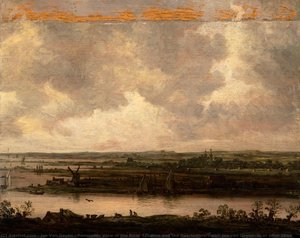 Panoramic View Of The River Spaarne And The Haarlemmermeer, Jan Van Goyen, In Or After 1644 — Jan Josephszoon Van Goyen, Dutch Golden Age