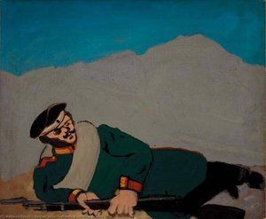 Reclining Soldier — Englan John Graham