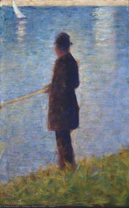 Angler — Georges Seurat, Impressionistic Precision