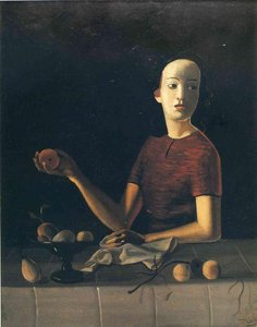 Jane Keeping An Apple — André Derain