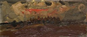 Autumn Sky, Catterline — Joan Kathleen Harding Eardley