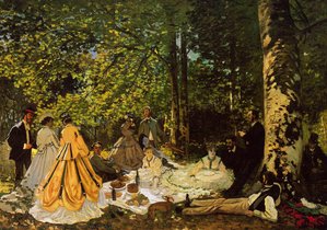 Luncheon On The Grass — Claude Monet, Impressionism